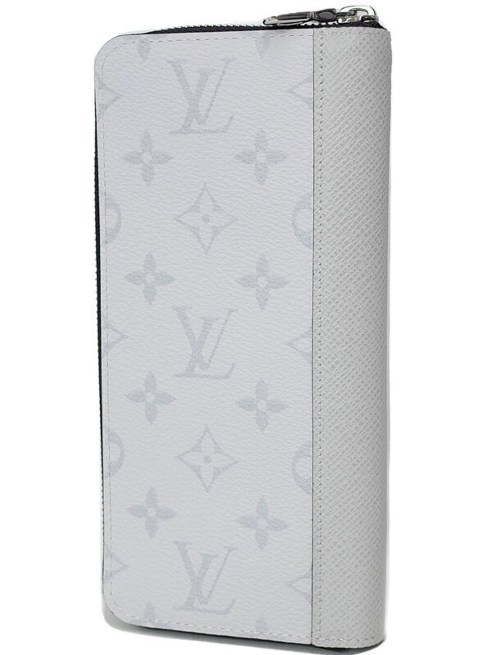 Louis Vuitton Zippy Wallet Taigarama Vertical Zipper Round Long Black